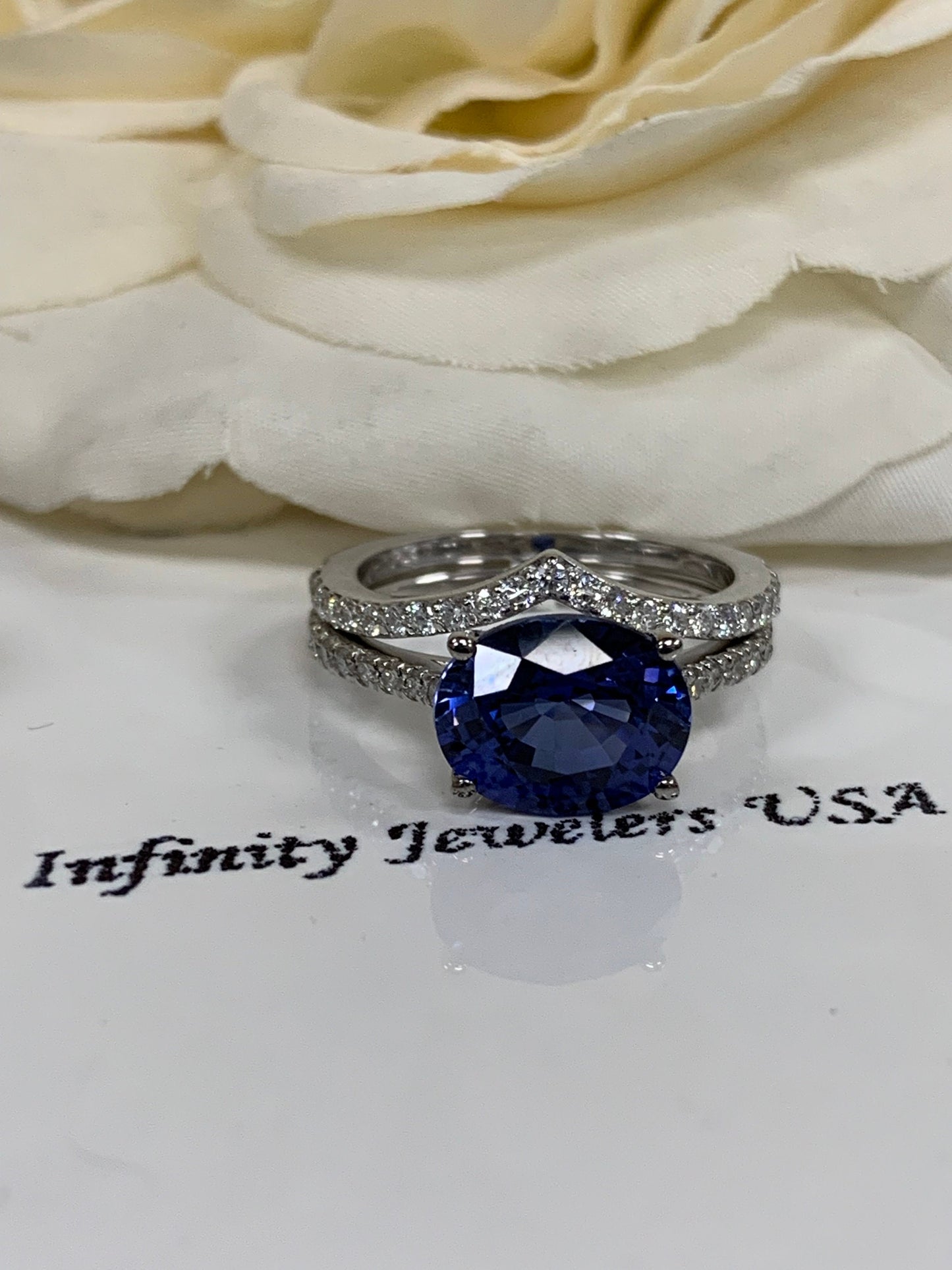 Diamond ladies wedding band, genuine diamond stackable .25 dtw. band, 14k white gold #5930