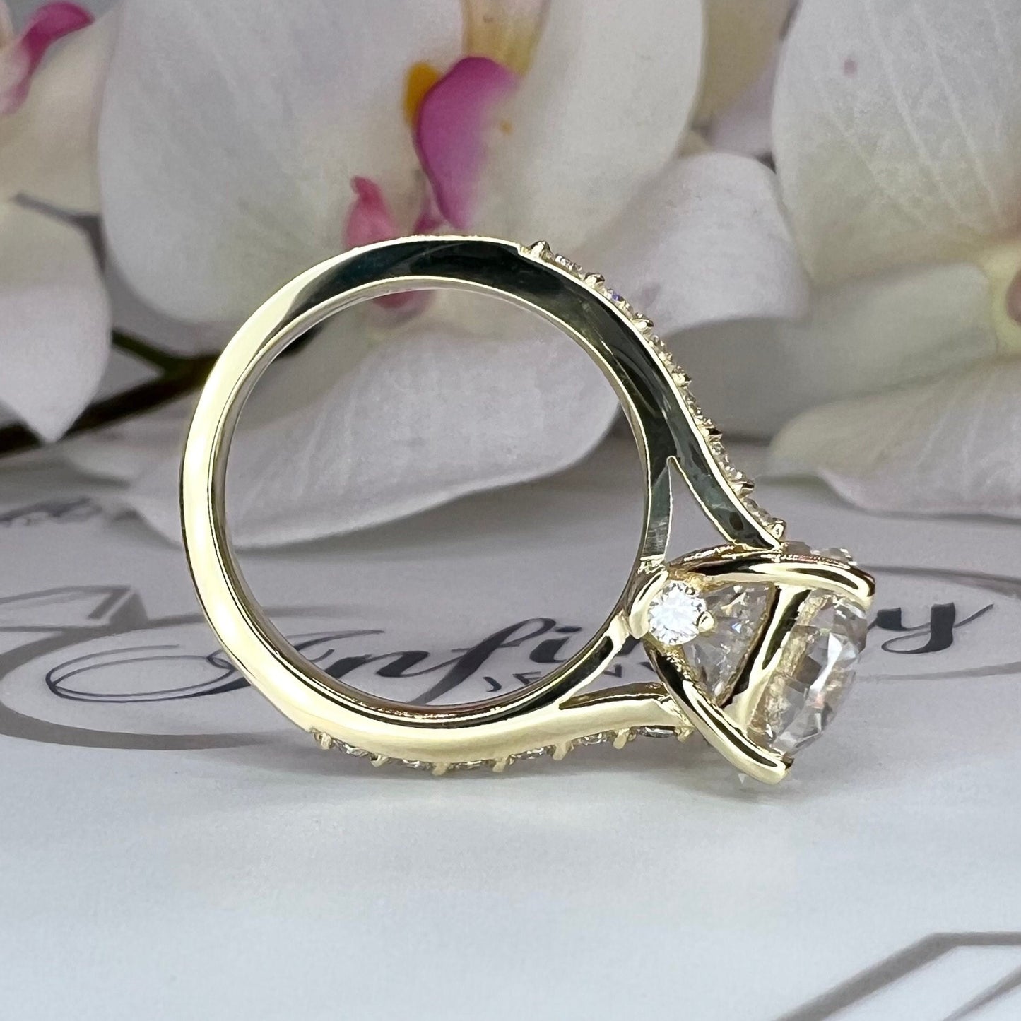 Oval Cut Moissanite Engagement Ring White Gold Simple Oval Solitaire Moissanite Wedding Ring Oval Anniversary Promise Gift For Women #7369