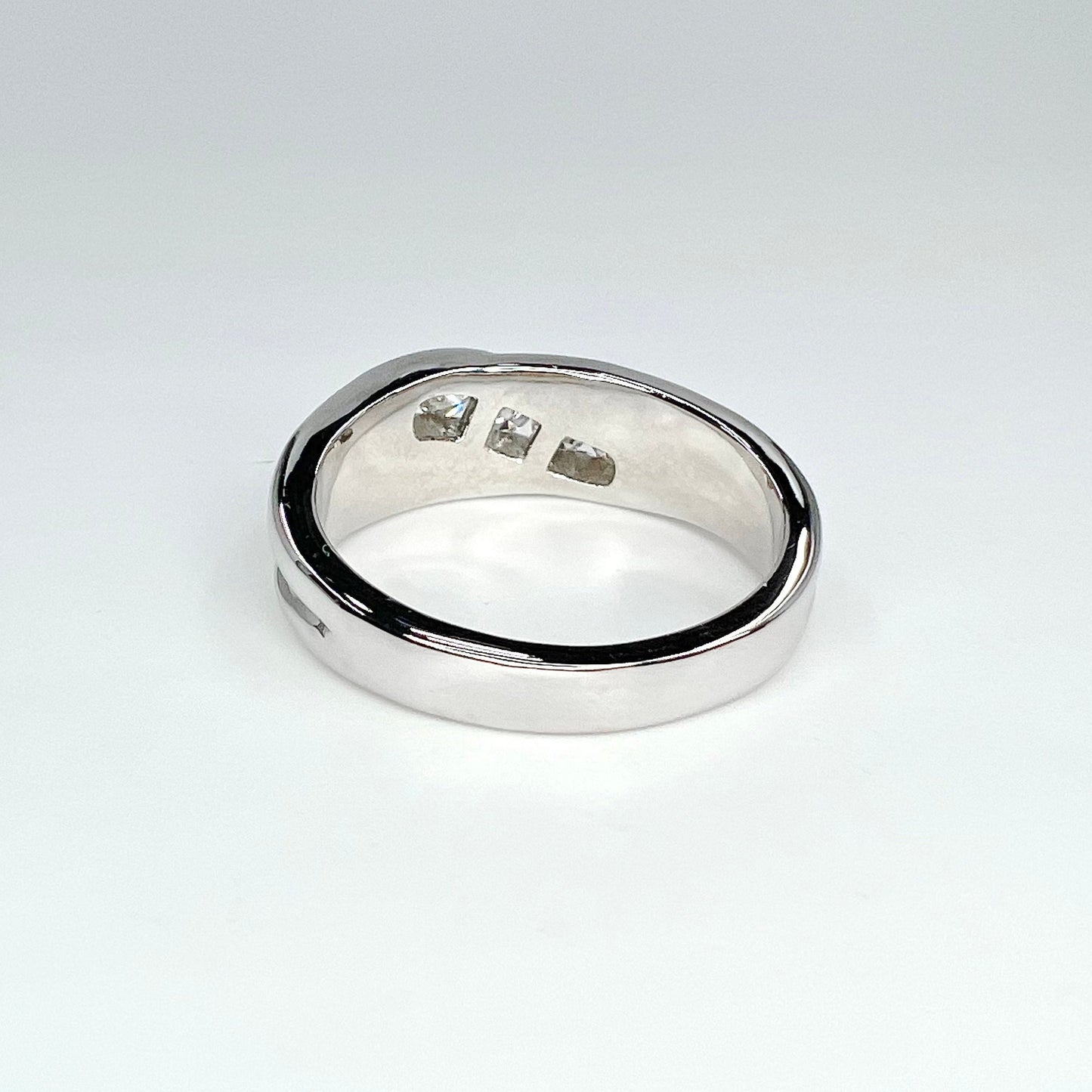 Unique Men's Diamond Wedding Band in 14k Solid Yellow Gold, Men's Diamond Ring Solid Gold, Mens Wedding Ring Bold Wedding Band For Men,#6685