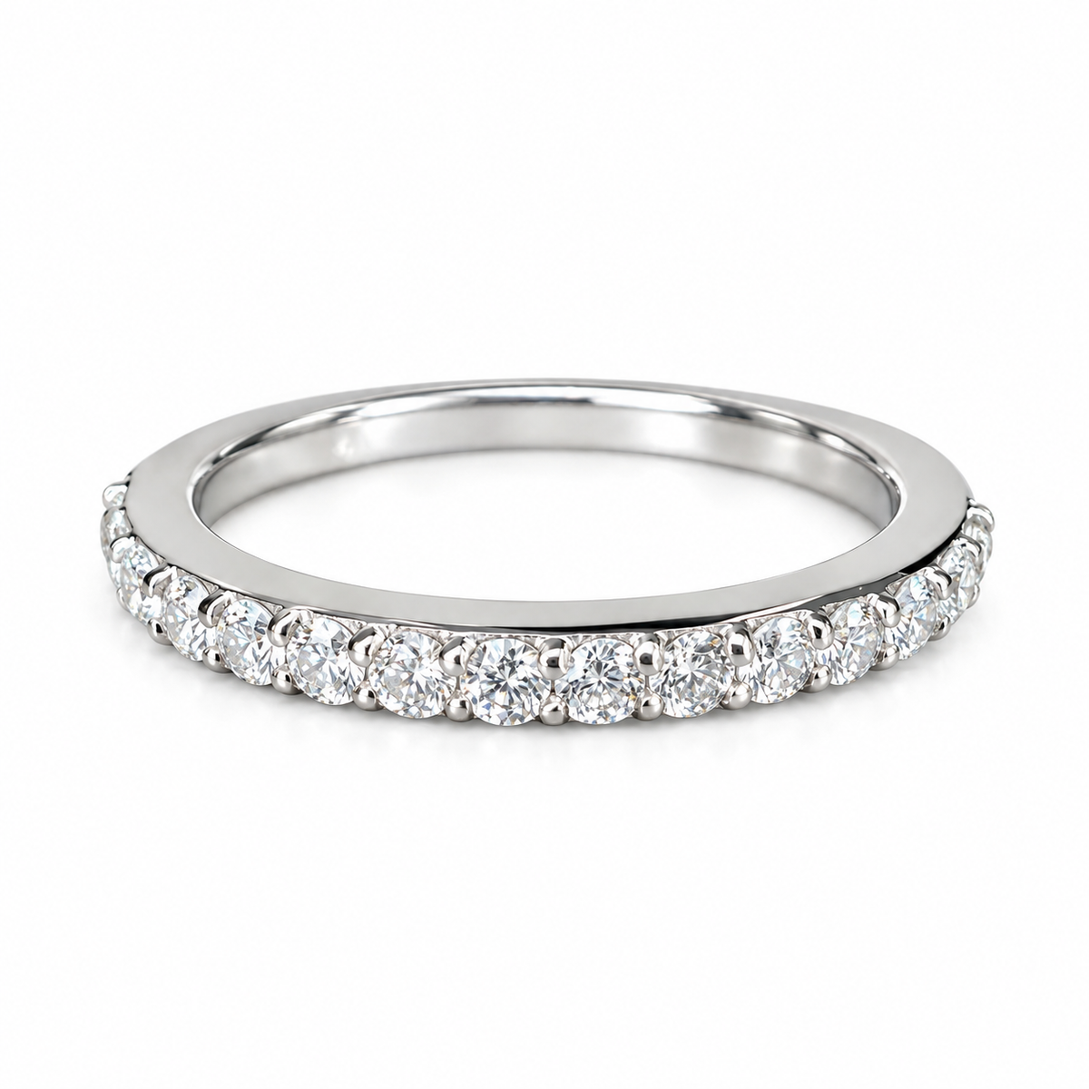 Diamond Wedding Band / Dainty Ring With Diamonds / Delicate Diamond Ring / 14k Yellow Gold / Diamond Stackable Band  / #6466 #6467