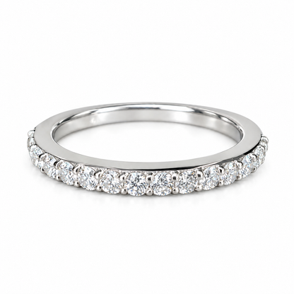 Diamond Wedding Band / Dainty Ring With Diamonds / Delicate Diamond Ring / 14k Yellow Gold / Diamond Stackable Band  / #6466 #6467