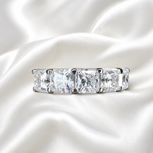 Lab grown diamond stacking wedding band, half eternity diamond matching wedding band solid gold, lab created diamond anniversary band