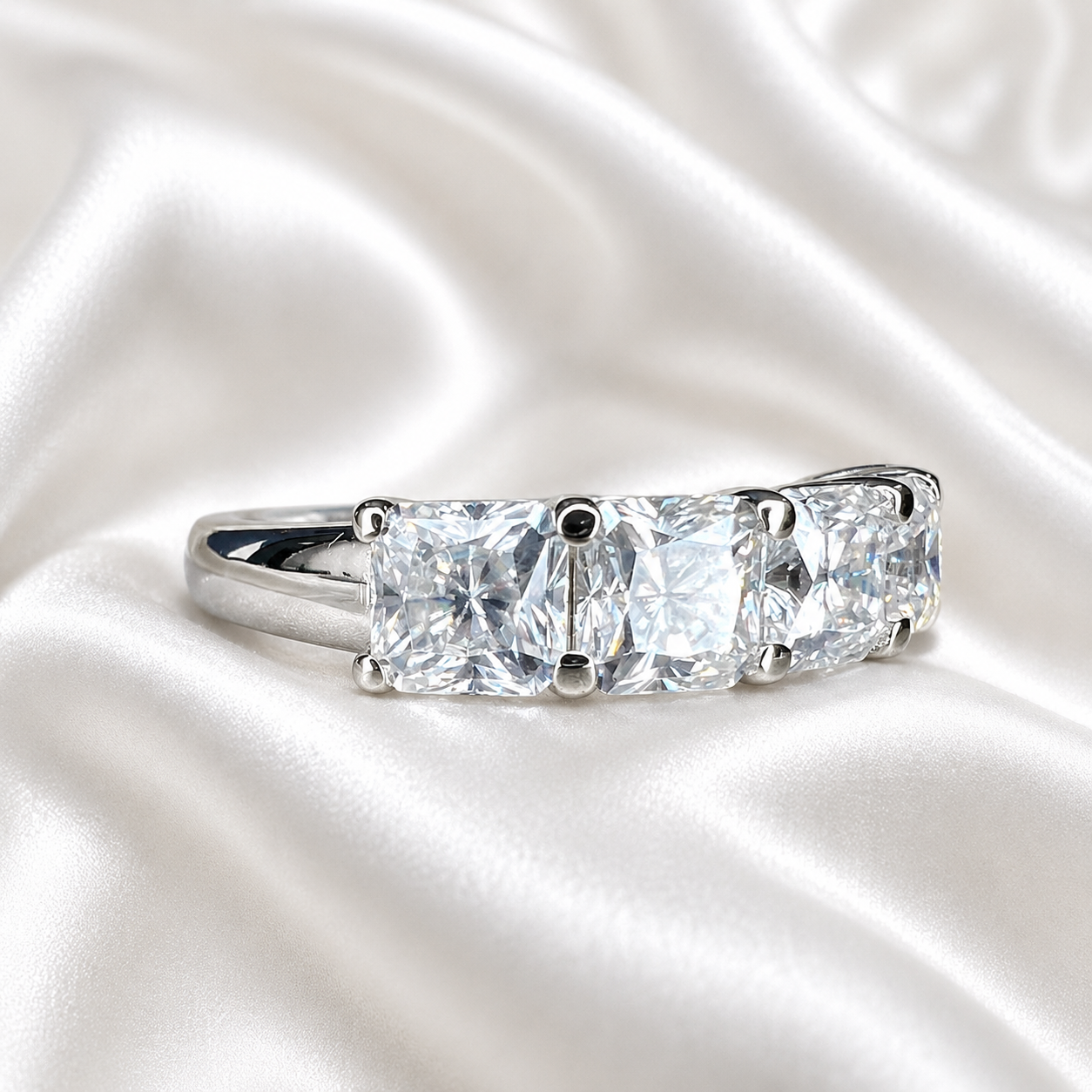 Lab grown diamond stacking wedding band, half eternity diamond matching wedding band solid gold, lab created diamond anniversary band