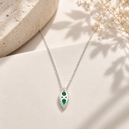 1.00 CTW Blue Sapphire Pear Shape Bezel Set Pendant Necklace 14K Solid Gold Dainty Layering Necklace Birthstone Jewerly #8830