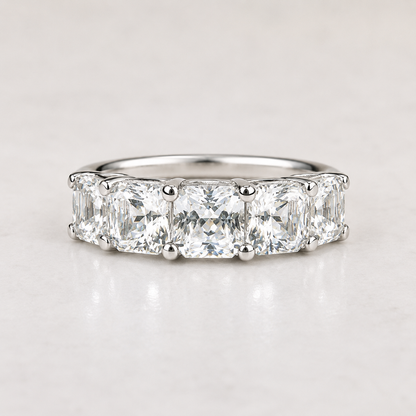 Lab grown diamond stacking wedding band, half eternity diamond matching wedding band solid gold, lab created diamond anniversary band