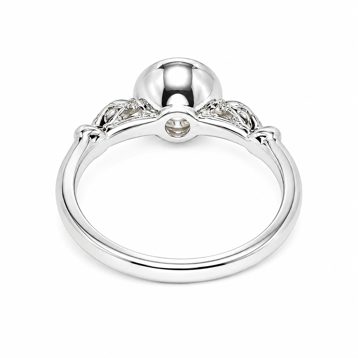 Round Cut Moissanite Engagement Rings 14K Solid Gold For Women, #7171 Bezel Set Vintage Unique Moissanite Ring, Wedding Diamond Bridal Ring