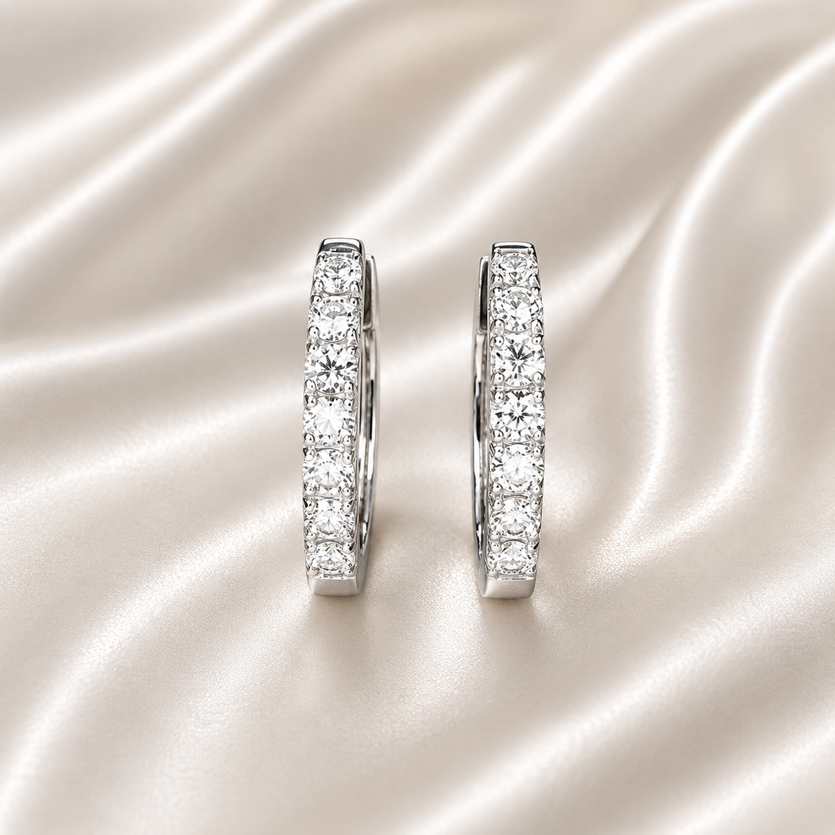 Lab grown diamond earrings, diamond huggies earrings, diamond hoop earring, 14k solid gold huggies, small hoop unisex minimal earring