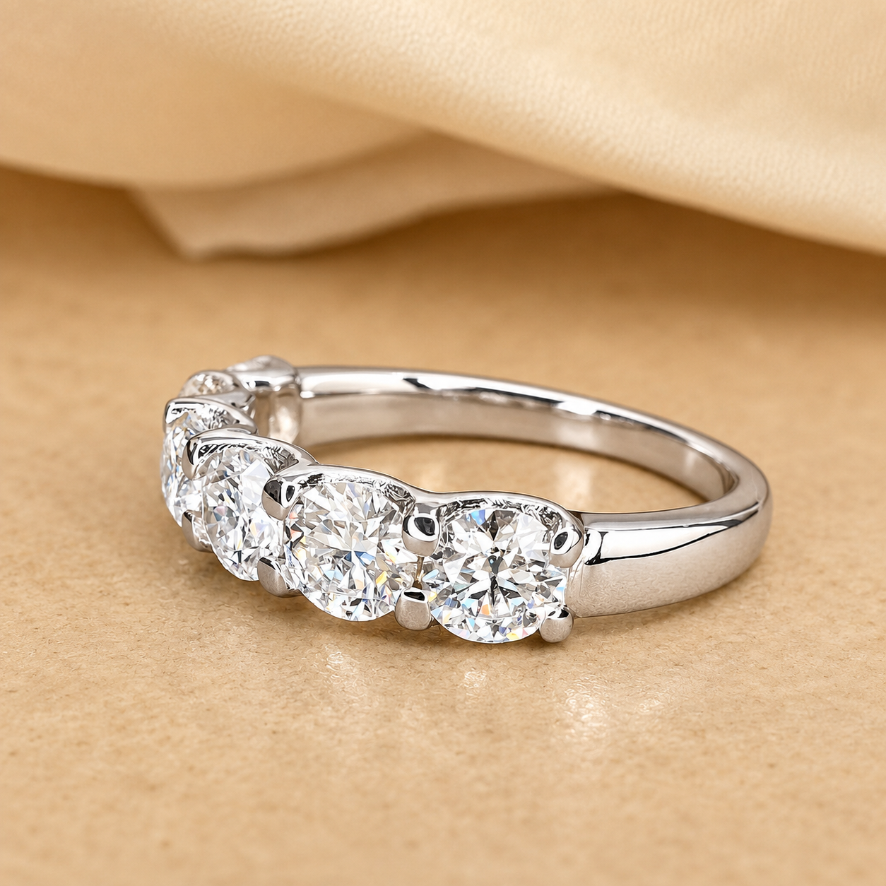 Lab grown diamond stacking wedding band 14 k solid gold, lab created cvc diamond stacking band, lad grown diamond half eternity band