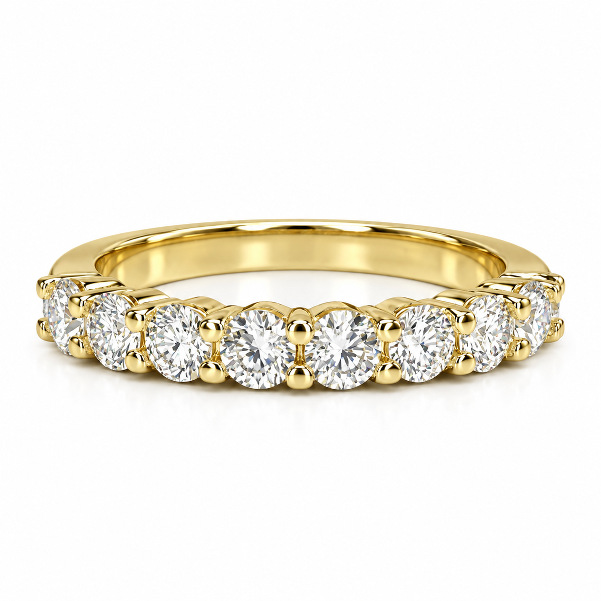 Round Cut Lab Grown Diamond Engagement Ring 14K Solid Gold , Lab Created Diamond Wedding Set For Women , IGI Certified Diamond Ring ,  #8459