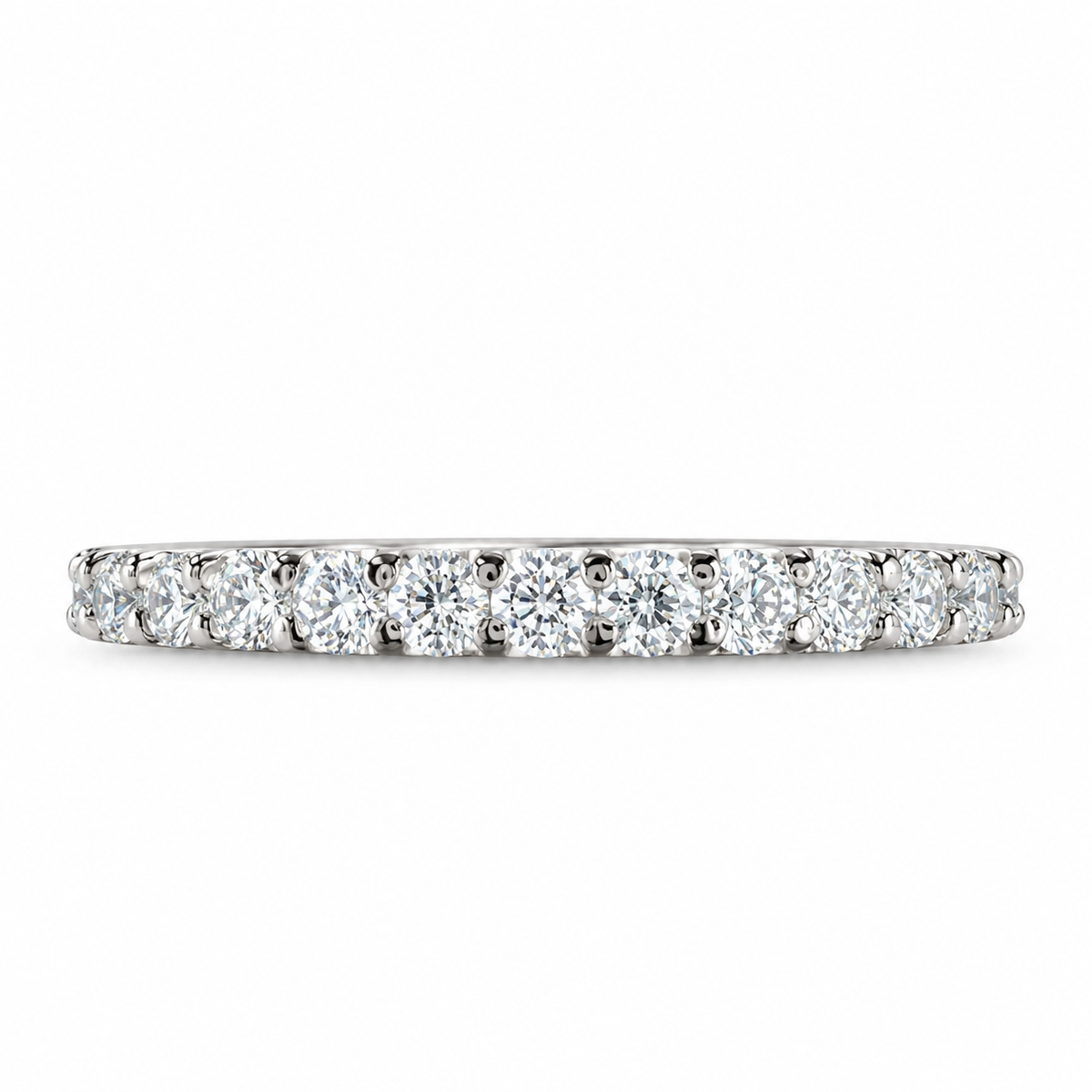 Diamond Wedding Band / Dainty Ring With Diamonds / Delicate Diamond Ring / 14k Yellow Gold / Diamond Stackable Band  / #6466 #6467