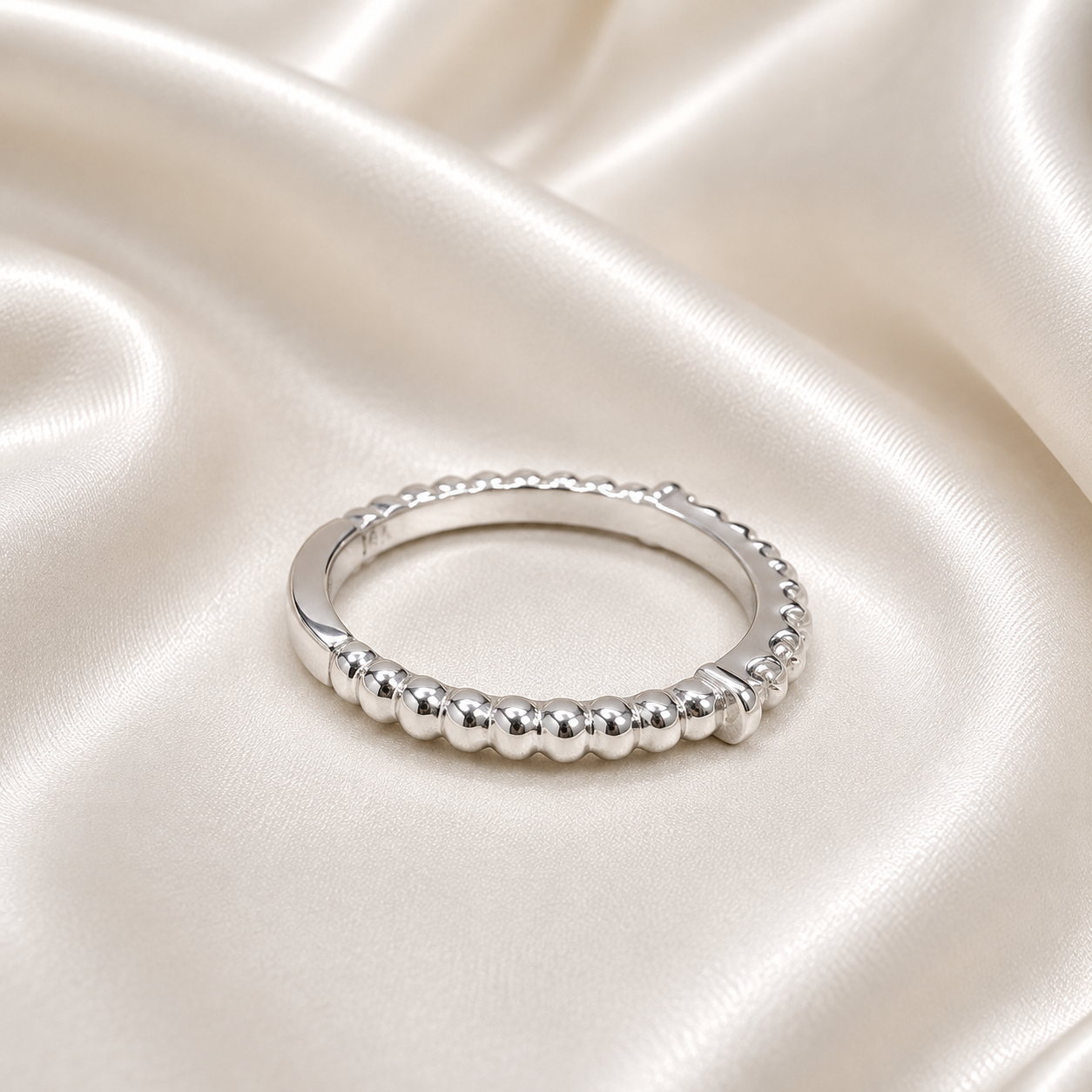 Diamond Stacking Band For Women 14k Solid Gold, Thin Layering Wedding Band, Matching wedding Band #8827