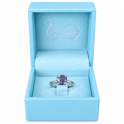 Round Alexandrite Engagement Ring, Alexandrite Ring, Solitaire Engagement Ring, June Birthstone Ring, Gift For Her, Simple Ring,  #5131