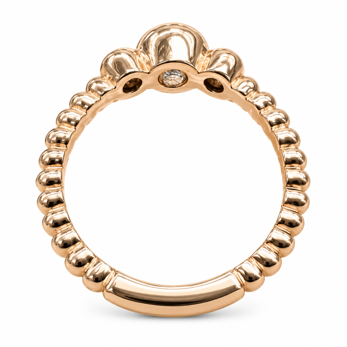 Stackable Diamond Ring 14K Stackable Diamond Wedding Ring Petite Stacking Ring Dainty Diamond Wedding Band Dainty Stacking Diamond Ring 6211
