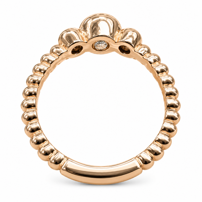 Stackable Diamond Ring 14K Stackable Diamond Wedding Ring Petite Stacking Ring Dainty Diamond Wedding Band Dainty Stacking Diamond Ring 6211
