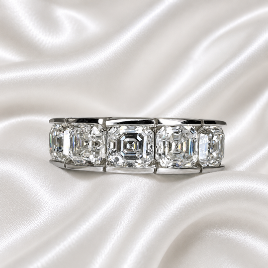 Lab grown diamond stacking wedding band, half eternity diamond matching wedding band solid gold, lab created diamond anniversary band