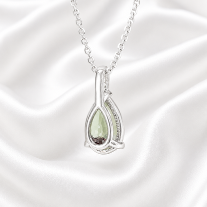 14K Gold Teardrop Ruby Necklace, Pear Shape Ruby Pendant, Teardrop Ruby Pendant Necklace with Chain, July Birthstone Jewelry, #8821