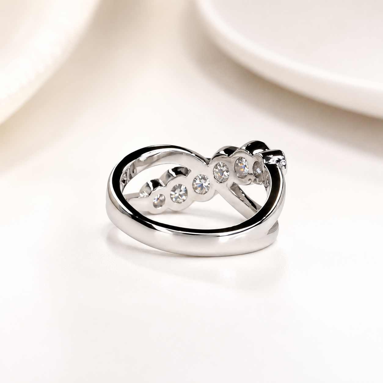 1.25ctw Lab Grown Diamond Cluster Ring 14K Yellow/White Gold , Lab Created Diamond Engagement Ring#8290