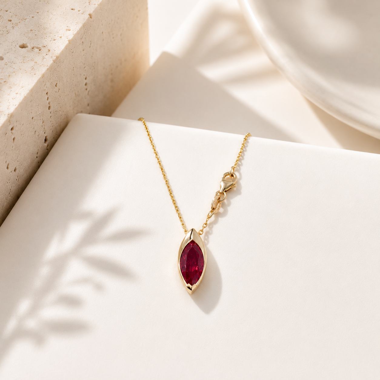 1.00 CTW Blue Sapphire Pear Shape Bezel Set Pendant Necklace 14K Solid Gold Dainty Layering Necklace Birthstone Jewerly #8830