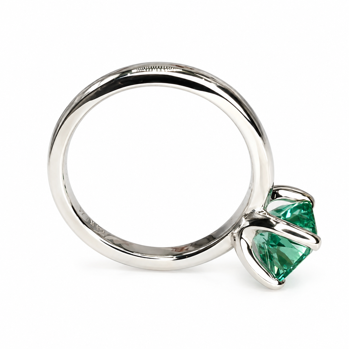 Radiant cut teal paraiba tourmaline engagement ring 14k solid gold, green tourmaline wedding ring, Solitaire paraiba proposal rings, #7939