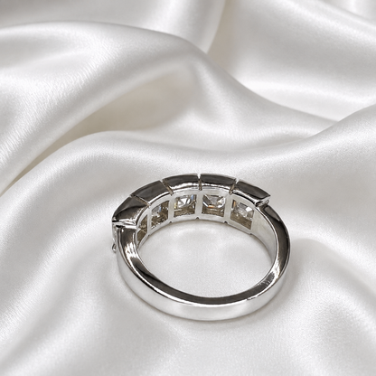 Lab grown diamond stacking wedding band, half eternity diamond matching wedding band solid gold, lab created diamond anniversary band