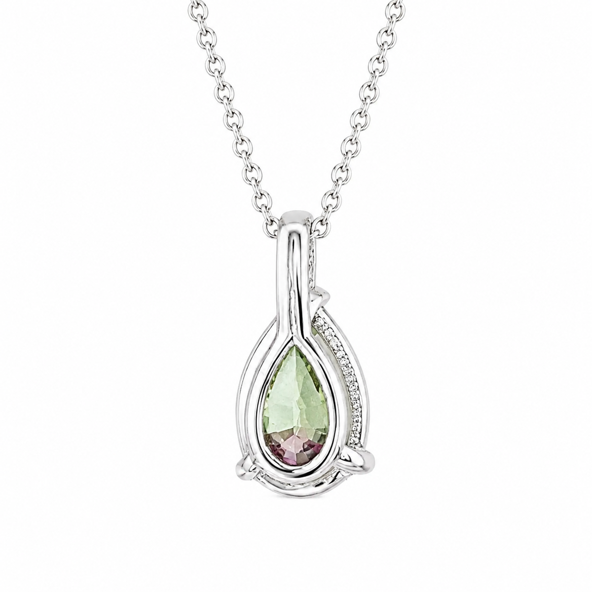 Pear Shape Blue Sapphire Pendant Necklace 14k Yellow Gold, Teardrop Sapphire Necklace, September Birthstone Necklace, Pear Necklace, #8821