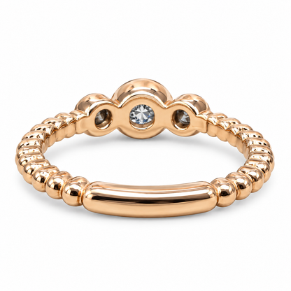 Stackable Diamond Ring 14K Stackable Diamond Wedding Ring Petite Stacking Ring Dainty Diamond Wedding Band Dainty Stacking Diamond Ring 6211