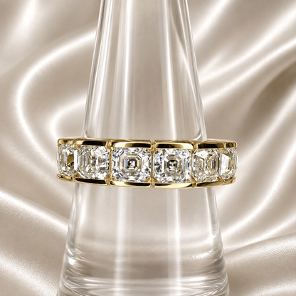 Lab grown diamond stacking wedding band, half eternity diamond matching wedding band solid gold, lab created diamond anniversary band