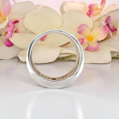Mens Diamond Wedding Band Unique 14K solid Gold , Princess Cut Lab Diamond Mens Band #8650
