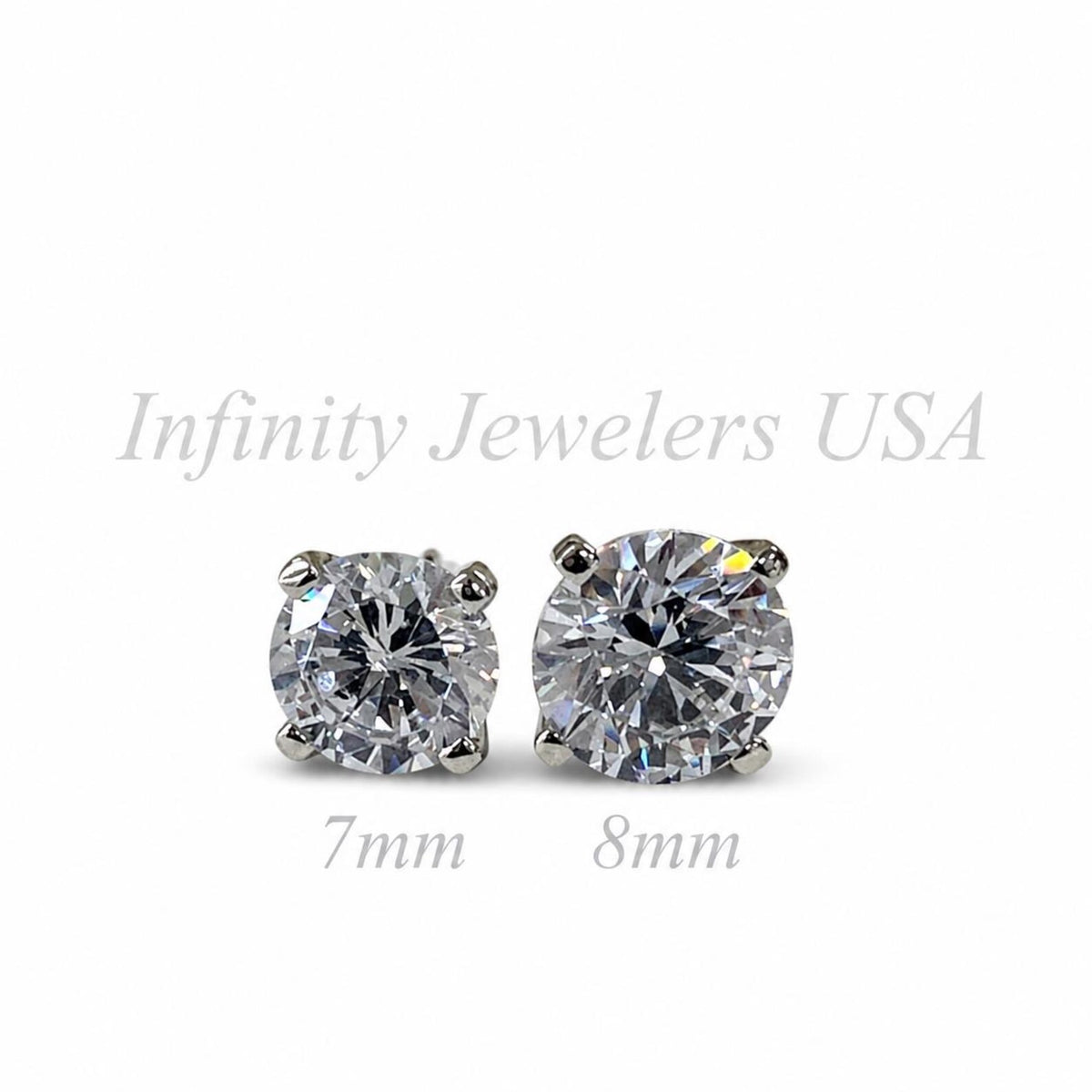 Moissanite Earrings Moissanite Diamond Stud Earrings White Gold, Gold Stud Earrings Unisex , Gold Stud Earrings, Round Shape Earrings  #7037