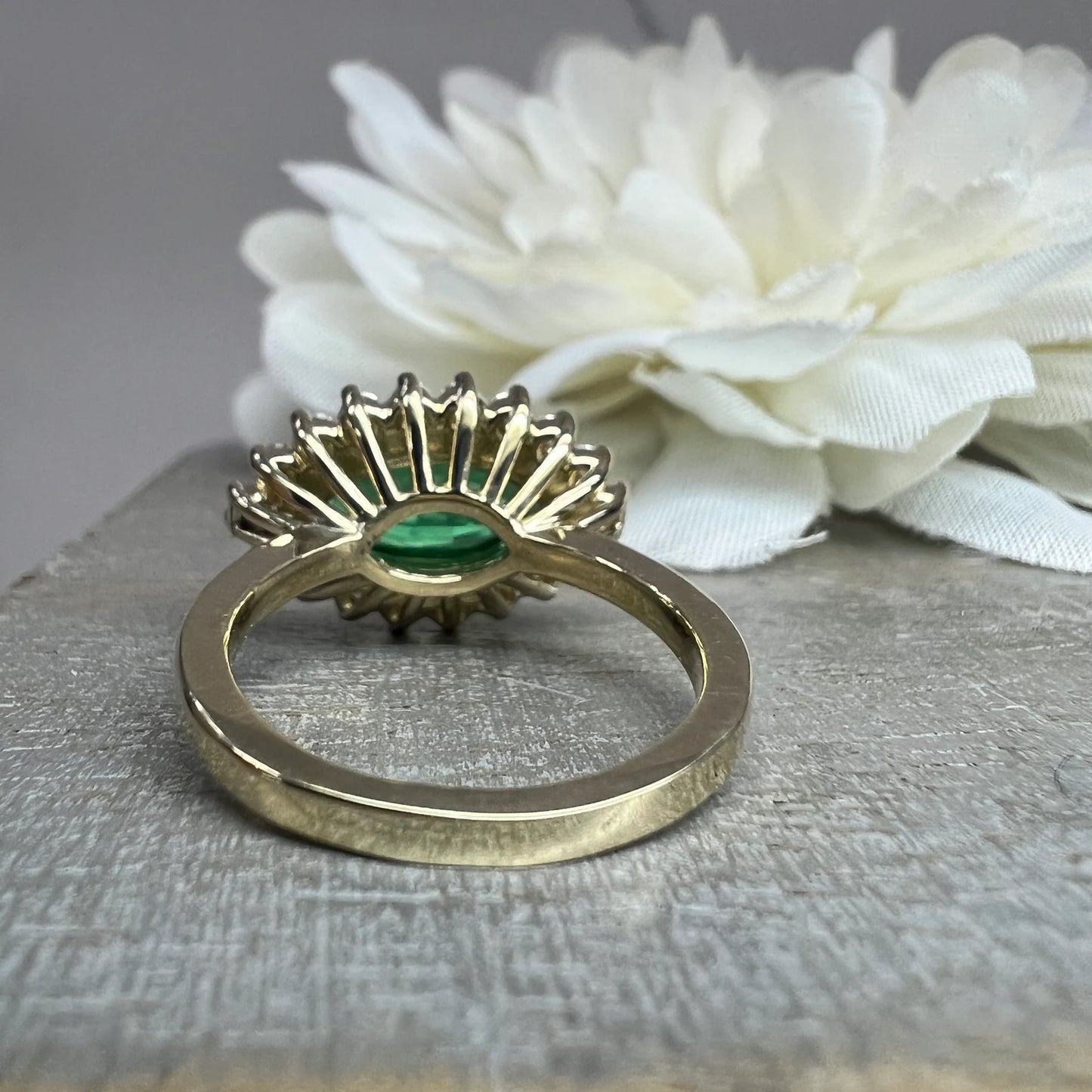 Evil Eye Ring Yellow Gold Marquis Cut Evil Eye Ring Women Unique Emerald East West Marquis Ring #7351