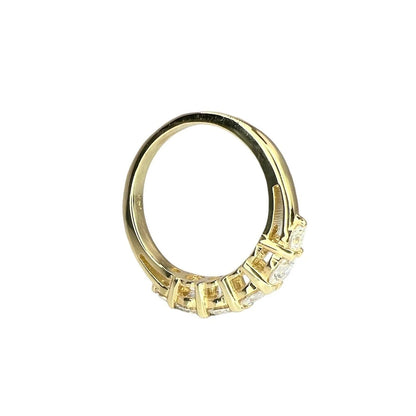1.25 CTW Lab Diamond Wedding Band 14K Solid Gold , Stacking Lab Created Diamond Ring #8336