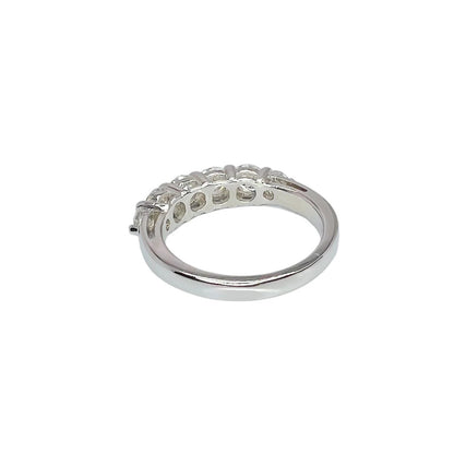 1.25 CTW Lab Diamond Wedding Band 14K Solid Gold , Stacking Lab Created Diamond Ring #8336