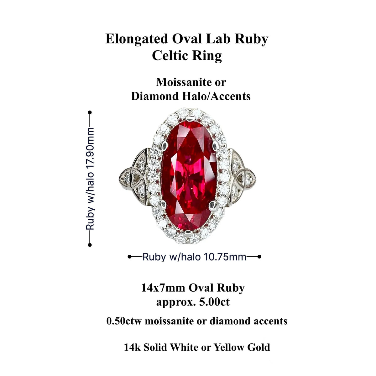 Olive Green sapphire or Ruby Elongated  Rose Cut 14k Solid Gold Diamond or Moissanite Accents