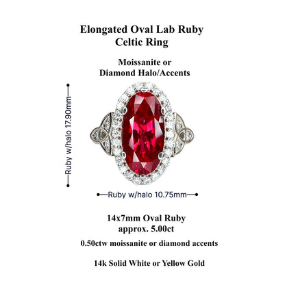 Olive Green sapphire or Ruby Elongated  Rose Cut 14k Solid Gold Diamond or Moissanite Accents