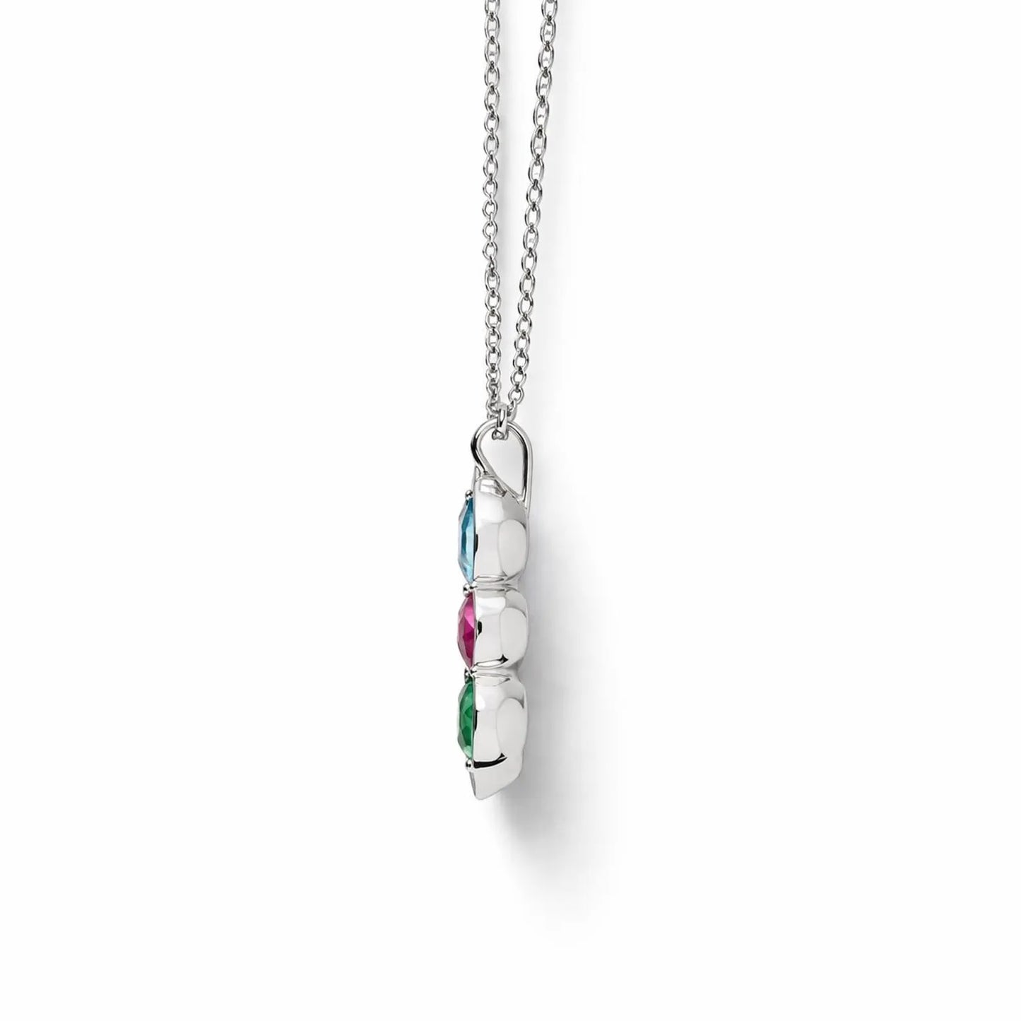 Personalized Birthstone Charm Necklace 14k Solid Gold , Mothers Birthstone Necklace Mothers Day Gift , Pea in the Pod Mothers Necklace 8891