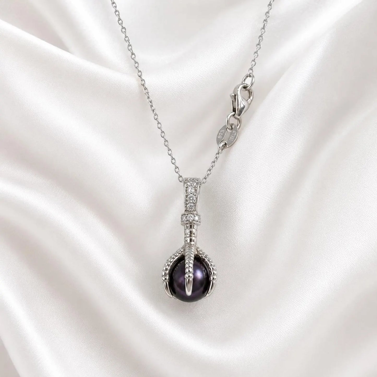 Freshwater Pearl Pendant Necklace, Dainty Pearl Necklace for Women, Minimalist Bridal Jewelry, Pearl Drop Pendant #8949