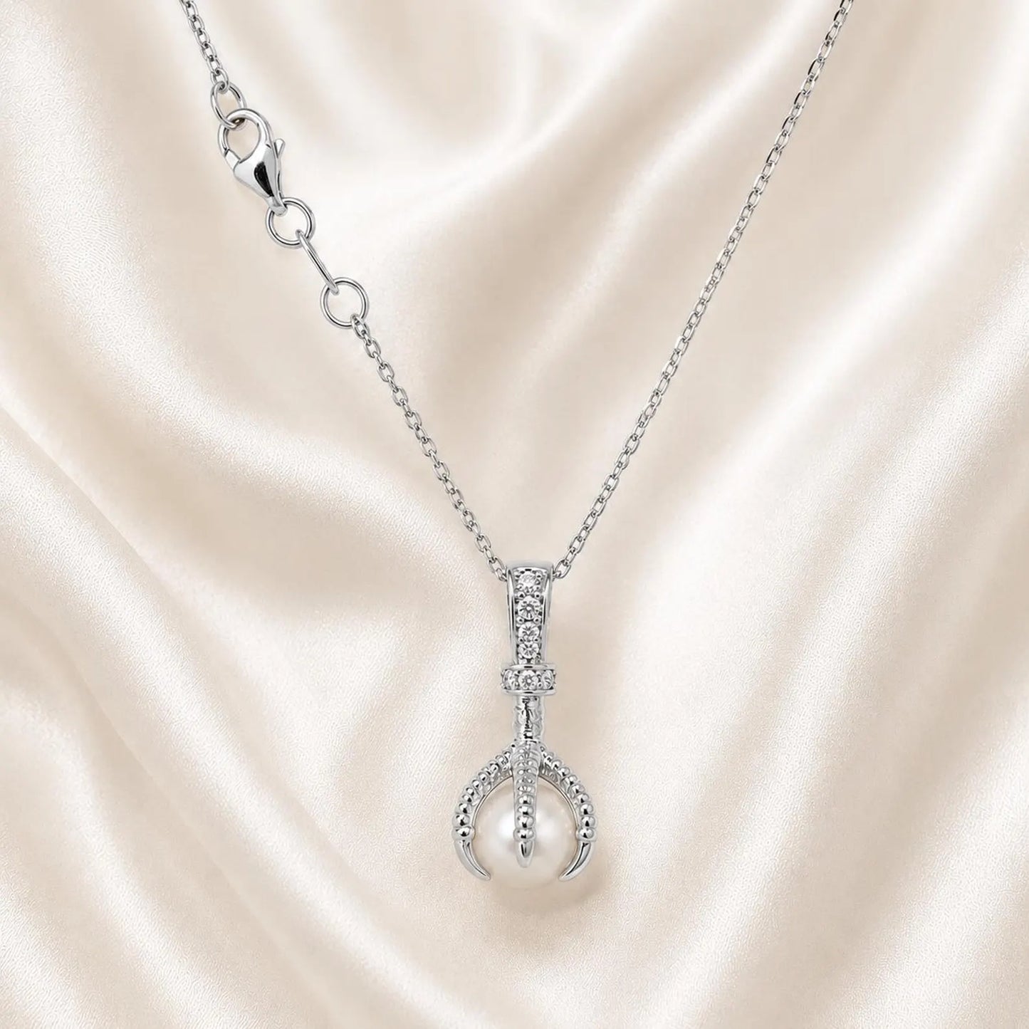 Freshwater Pearl Pendant Necklace, Dainty Pearl Necklace for Women, Minimalist Bridal Jewelry, Pearl Drop Pendant #8949