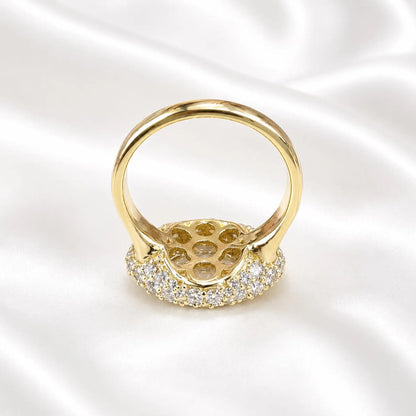 East West Marquis Cut Lab Grown Diamond Engagement Ring 14K Solid Gold , Unique Pinky Ring Lab Diamond #8851