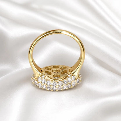 East West Marquis Cut Lab Grown Diamond Engagement Ring 14K Solid Gold , Unique Pinky Ring Lab Diamond #8851