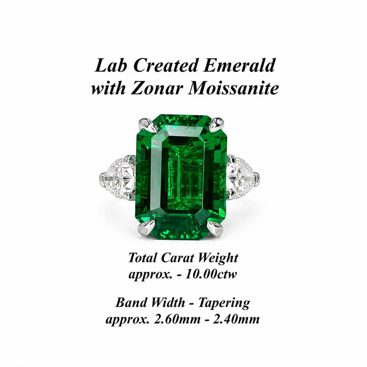 Emerald Cut Emerald Engagement Ring  Vintage Yellow Gold Ring Unique Pear Shape Moissanite Engagement Ring Bridal Anniversary Gift  #7370