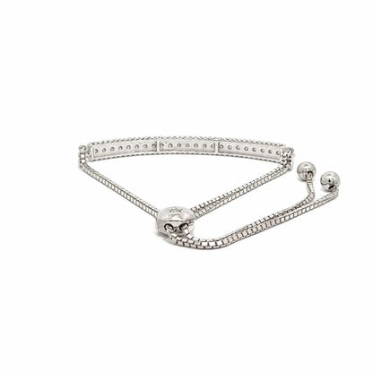 Adjustable natural diamond bracelet 14k gold, Sliding adjustable bracelet, Bolo bracelet gold,  Slider gold bracelet with diamonds