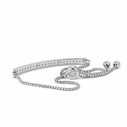 Adjustable natural diamond bracelet 14k gold, Sliding adjustable bracelet, Bolo bracelet gold,  Slider gold bracelet with diamonds