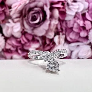 Lab Grown Diamond Pinky Ring , Diamond Chevron Ring , Curved Diamond wedding Band , Two Stone Lab Created Diamond Ring Everyday Ring #8815