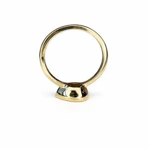 1.00 CTW Bezel Set Pear Shape Lab Grown Diamond 14K Solid Gold, East West Lab Diamond Pear Solitaire, #8874