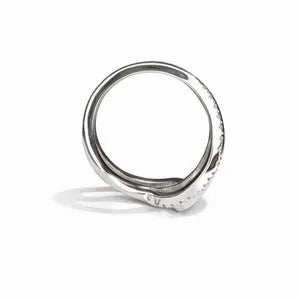 1 Carat East West Marquise Lab grown Diamond Ring 14K Solid Gold, Diamond Wrap Ring, Unique Engagement Ring, Statement Cocktail Ring #8879