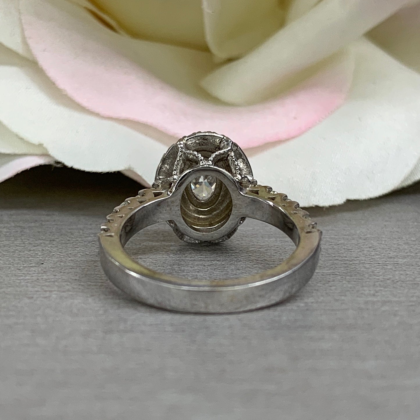 Double Halo Marquis Diamond Engagement Ring, Unique Diamond Engagement Ring, Marquis Diamond Engagement Ring, Anniversary Gift For Her,