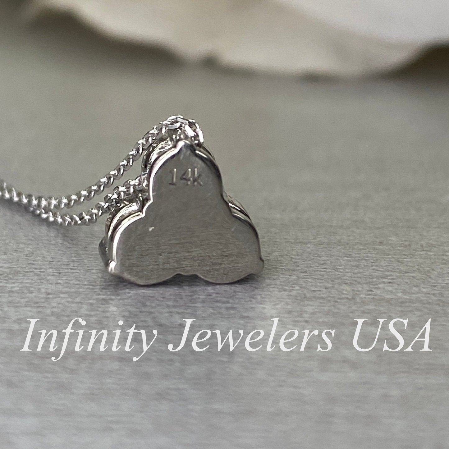 Mothers Birthstone Necklace 14k White Gold, Family Necklace, Grandmothers Birthstone Necklace, Cluster Necklace, Gemstone Necklace,  #6763