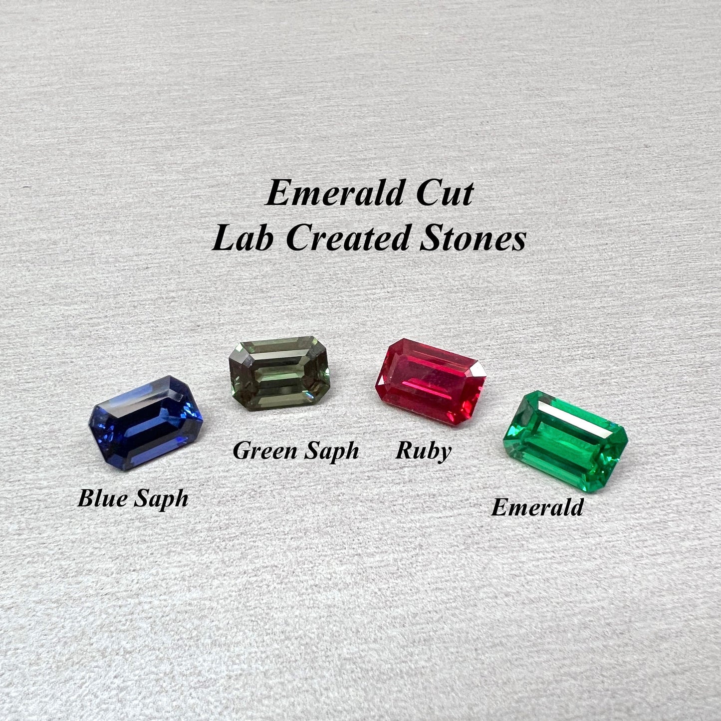 Emerald Cut Ruby and Moissanite Engagement Ring 14K Yellow Gold Unique Vintage Style Emerald Cut Halo Engagement Rings Heavy Gold Ring #7481