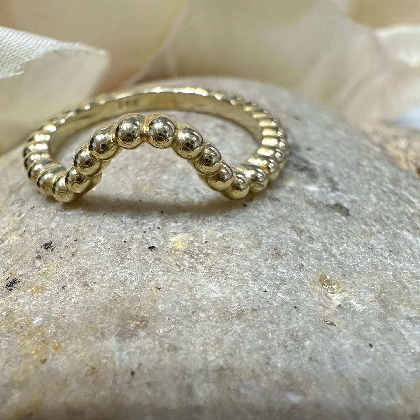 Curved wedding band Matching curved wedding ring 14K Solid gold, dainty wedding band, stacking curved band ring simple plain gold band #6282