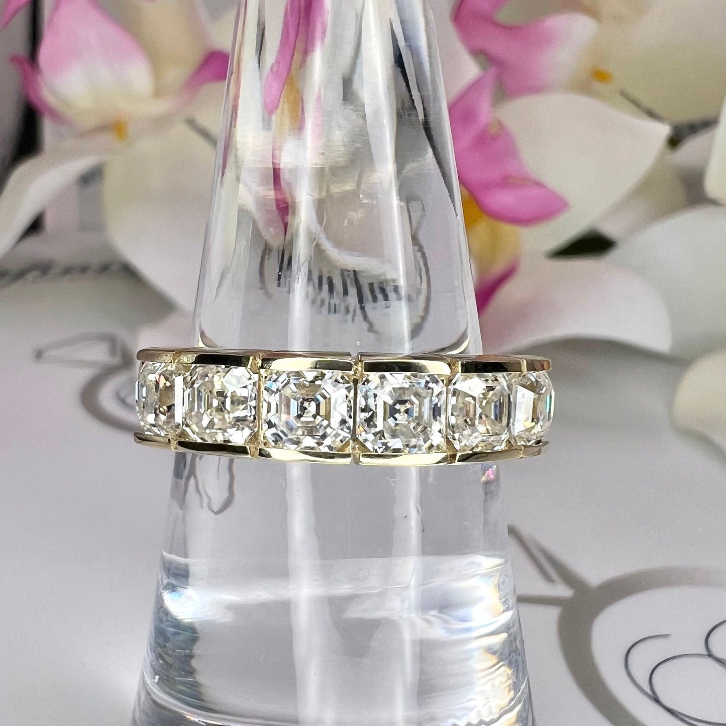 Lab grown diamond stacking wedding band, half eternity diamond matching wedding band solid gold, lab created diamond anniversary band